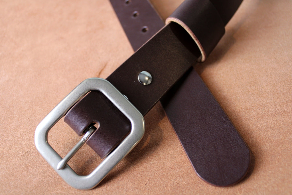 English Bridle Belt | Dark Brown