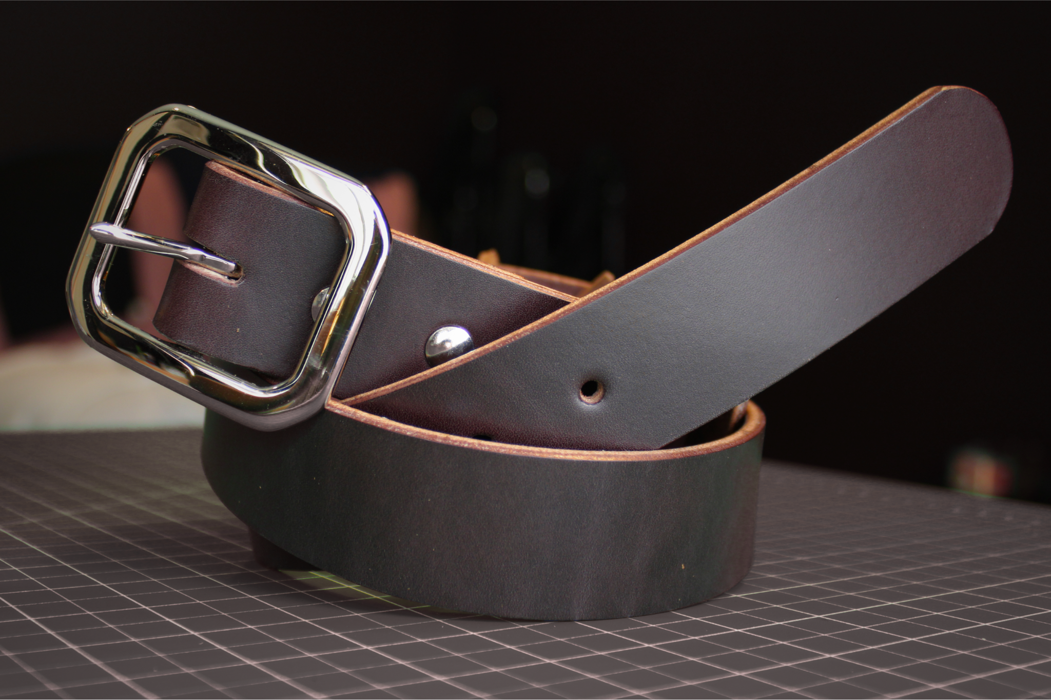 English Bridle Belt | Dark Brown