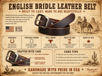 English Bridle Belt | Dark Brown